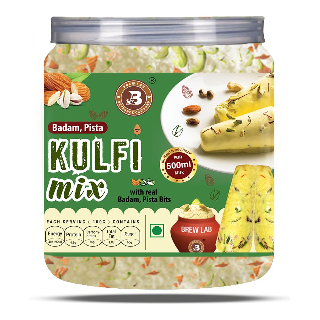 See full amazon price history chart for Brew Lab Instant Badam, Pista Kulfi Mix Powder 250 gm || Ready to Cook || With Real Badam Pista Bits || Natural Taste & Flavor || 250 g Brew Lab Instant Badam, Pista Kulfi Mix Powder 250 gm || Ready to Cook || With Real Badam Pista Bits || Natural Taste & Flavor || 250 g (B0CGMBZHH3) Amazon Price History, Amazon Price Tracker
