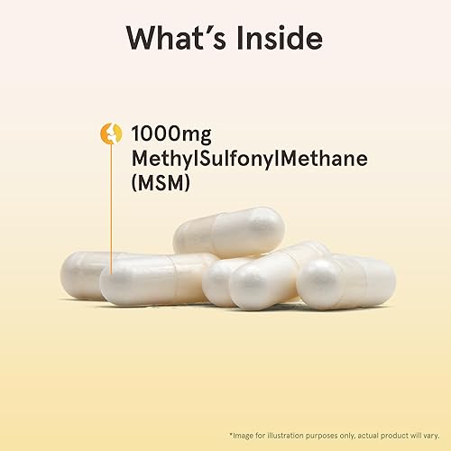 Miniatura 3 de Jarrow Formulas MSM 1000 mg - 200 cápsulas vegetales - metilsulfonilmetano - fuente importante de azufre orgánico - fortalece las articulaciones -