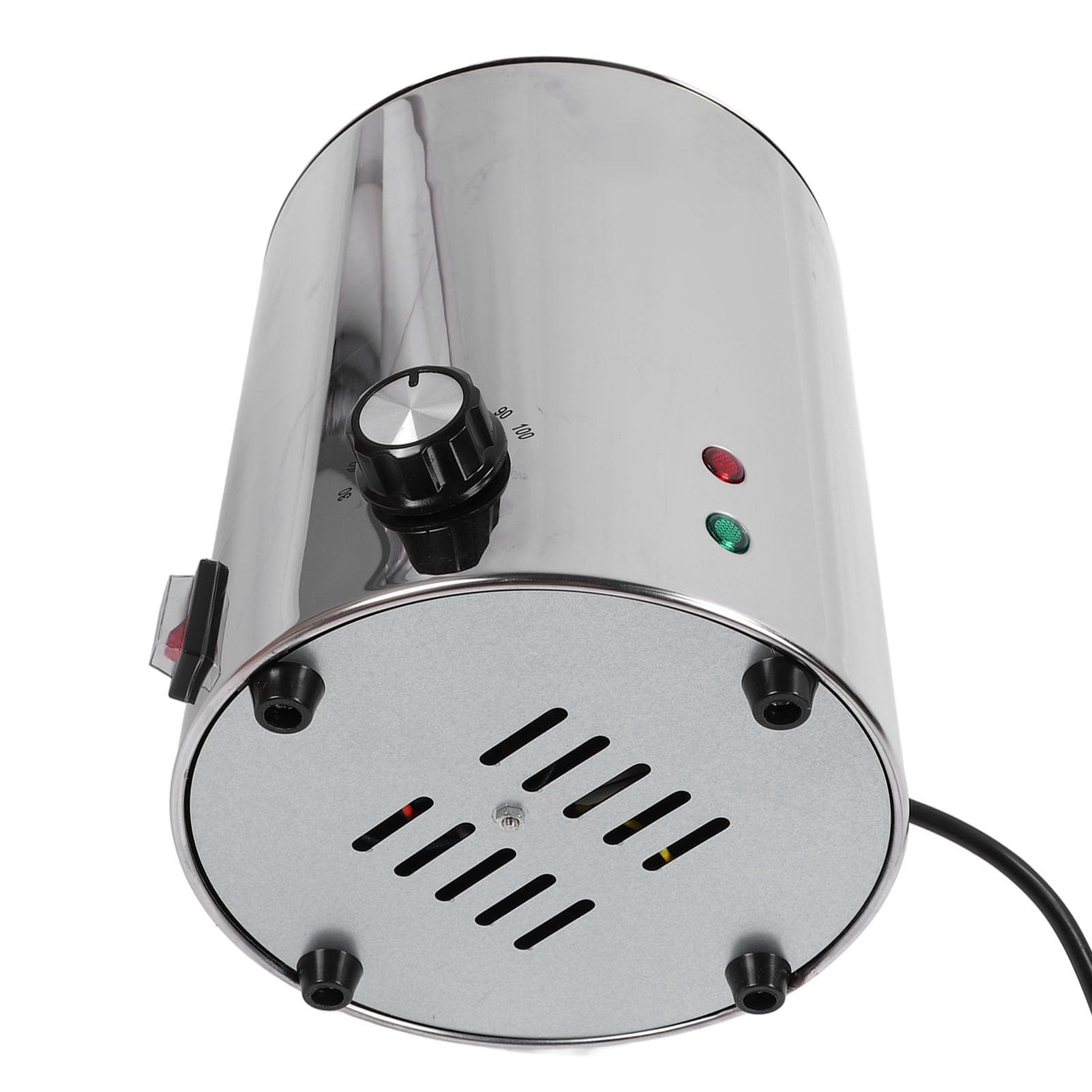 Calentador de Eléctrico, Dispensador de Queso de Acero Inoxidable con Baño de Agua para Calentar Chocolate, Maíz, Queso, de Tomate, Nacho, Caramelo, Curry, (Enchufe Europeo 220V)