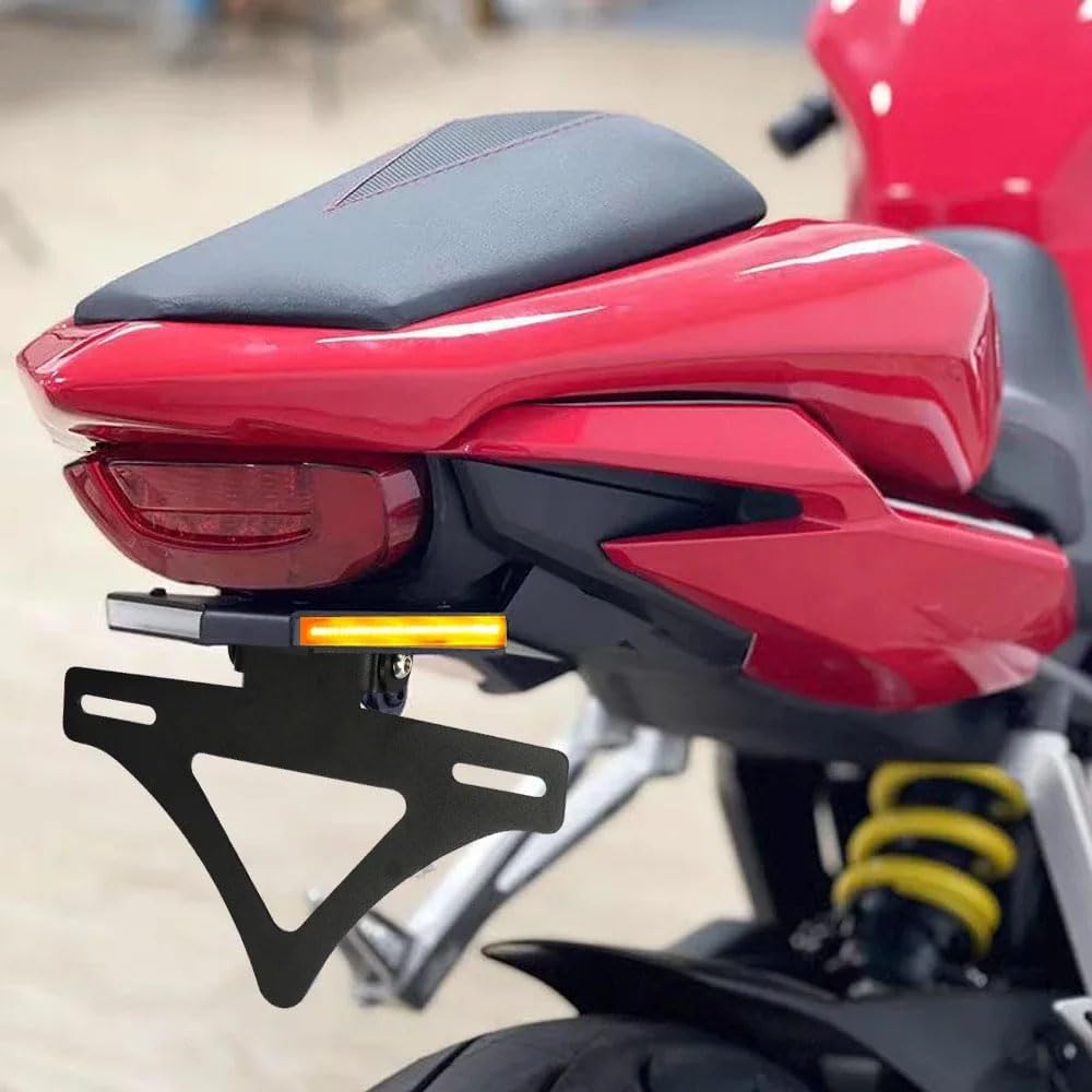 For 2025 CB650R CBR650R 2024-2024 cb650r cbr650r Motorcycle License Number Plate Frame Holder Bracket Adjustable Tail Tidy Mount Support