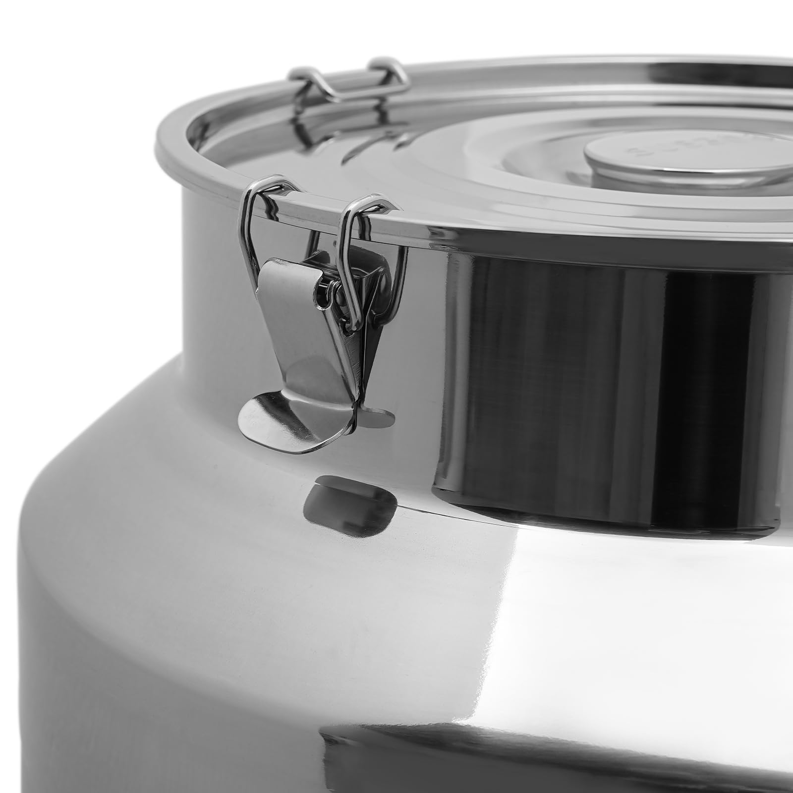 Recipiente térmico XXL, 76 L, recipiente térmico para alimentos, grande, de acero inoxidable 304, con tapa, cubo sellado para guardar leche, zumos de frutas y aceite comestible, 40 x 64 cm