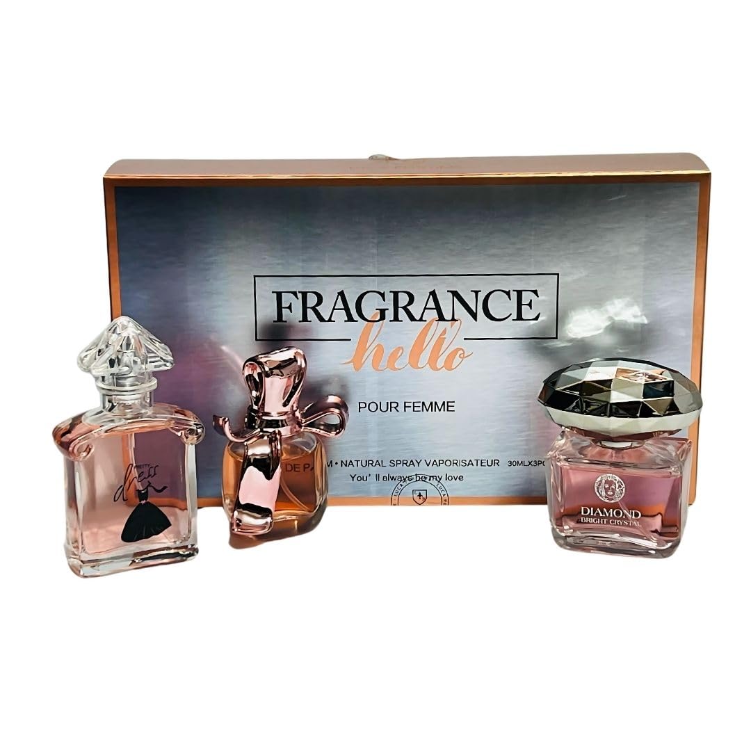 Fragrance Hello 3 Perfume Set by Luca Perfumes – Eau de Parfum for