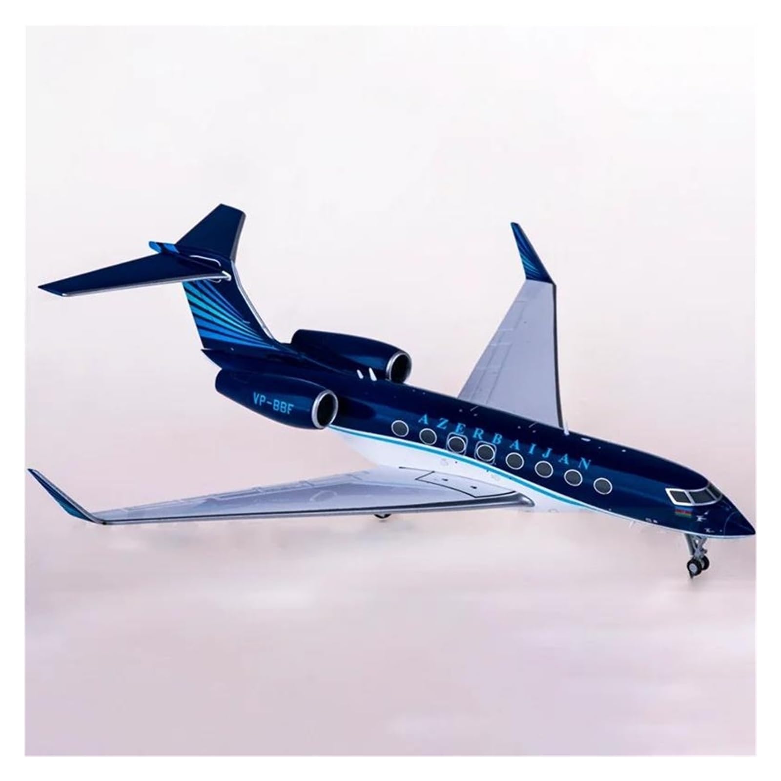 Skala samolotu 1:200 dla G650 VP-BBF AZERBEJDŻAN Model samolotu Diecast Alloy Metal Model samolotu Dekoracyjne pamiątki Nadaje się do wyświetlania