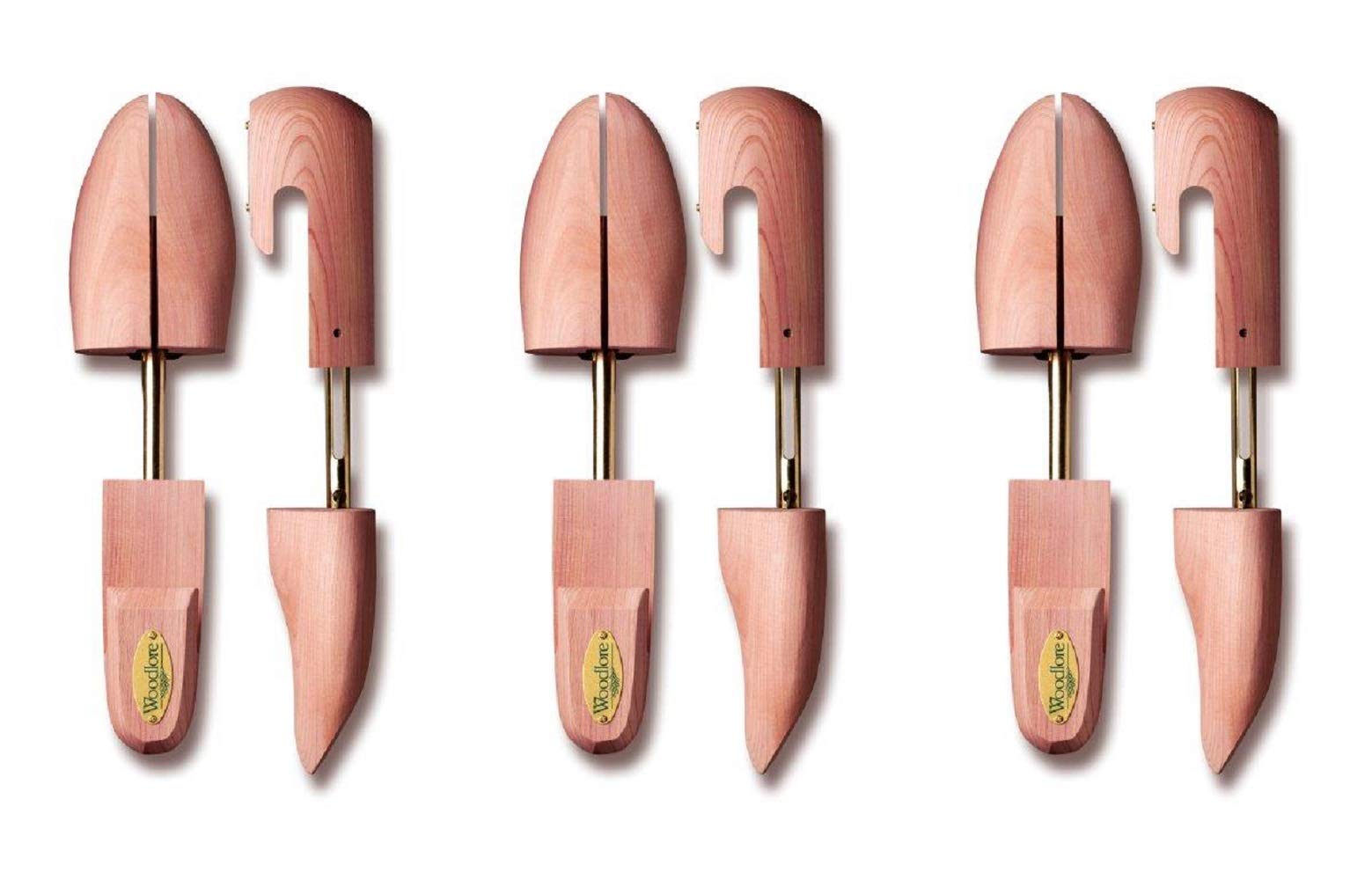 Mens Cedar Shoe Trees 3-Pack for 3 pairs of shoes - Made in USA - Combination Style product thumbnail 4