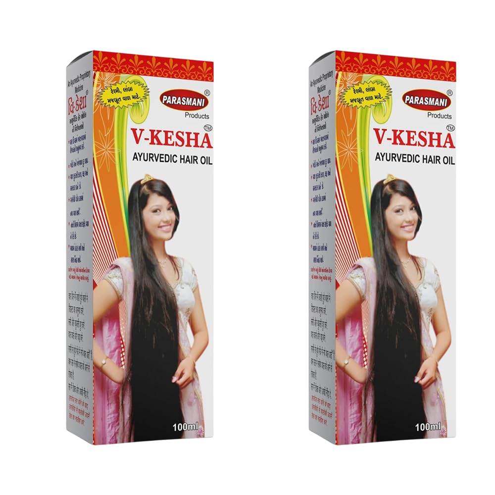 Parasmani V Kesha Ayurvedic Hair Oil (Pack Of 2)200Ml-image-13