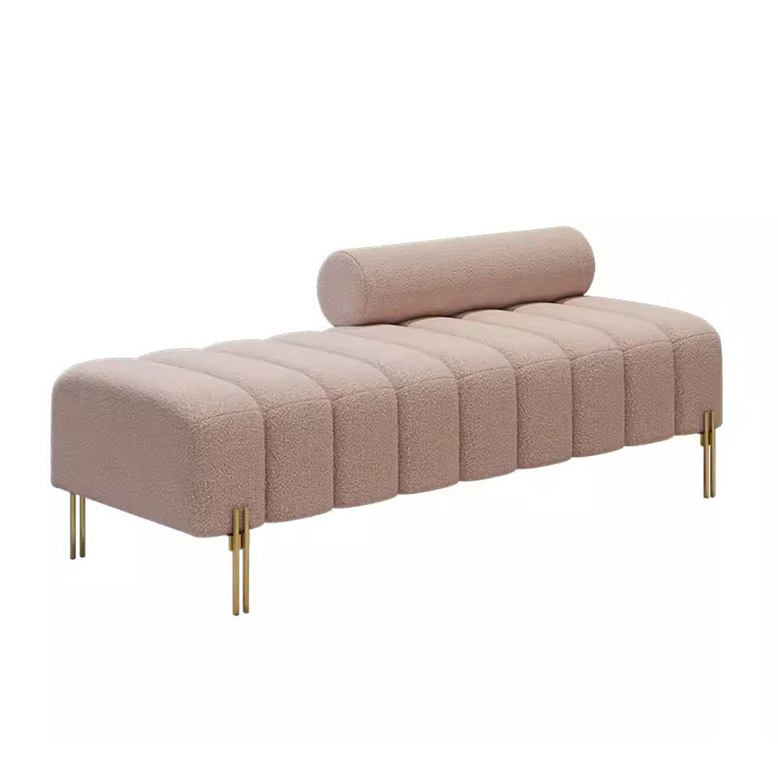 Banc d'entrée en velours chic pour ranger vos chaussures et accueillir vos invités