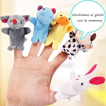 LATRAT Lot De 10 Marionnettes De Doigts D'animaux En Peluche Pour