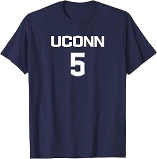 UConn Huskies Basketball: Paige Bueckers Jersey T Front Back T-Shirt