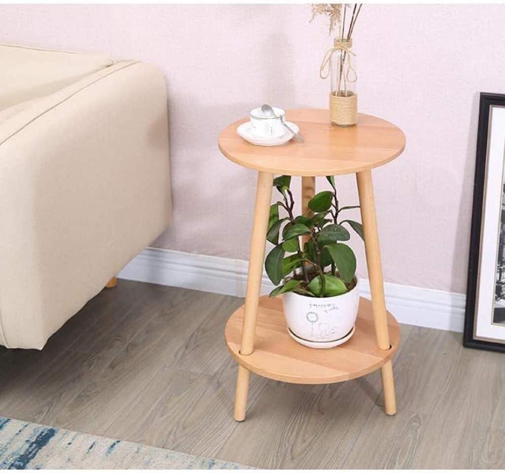 Nesting Coffee Tables for Living Room Round Wood Side Tables Sofa Console Tables Modern Decor Furniture for Home Office (Color : C) (A)