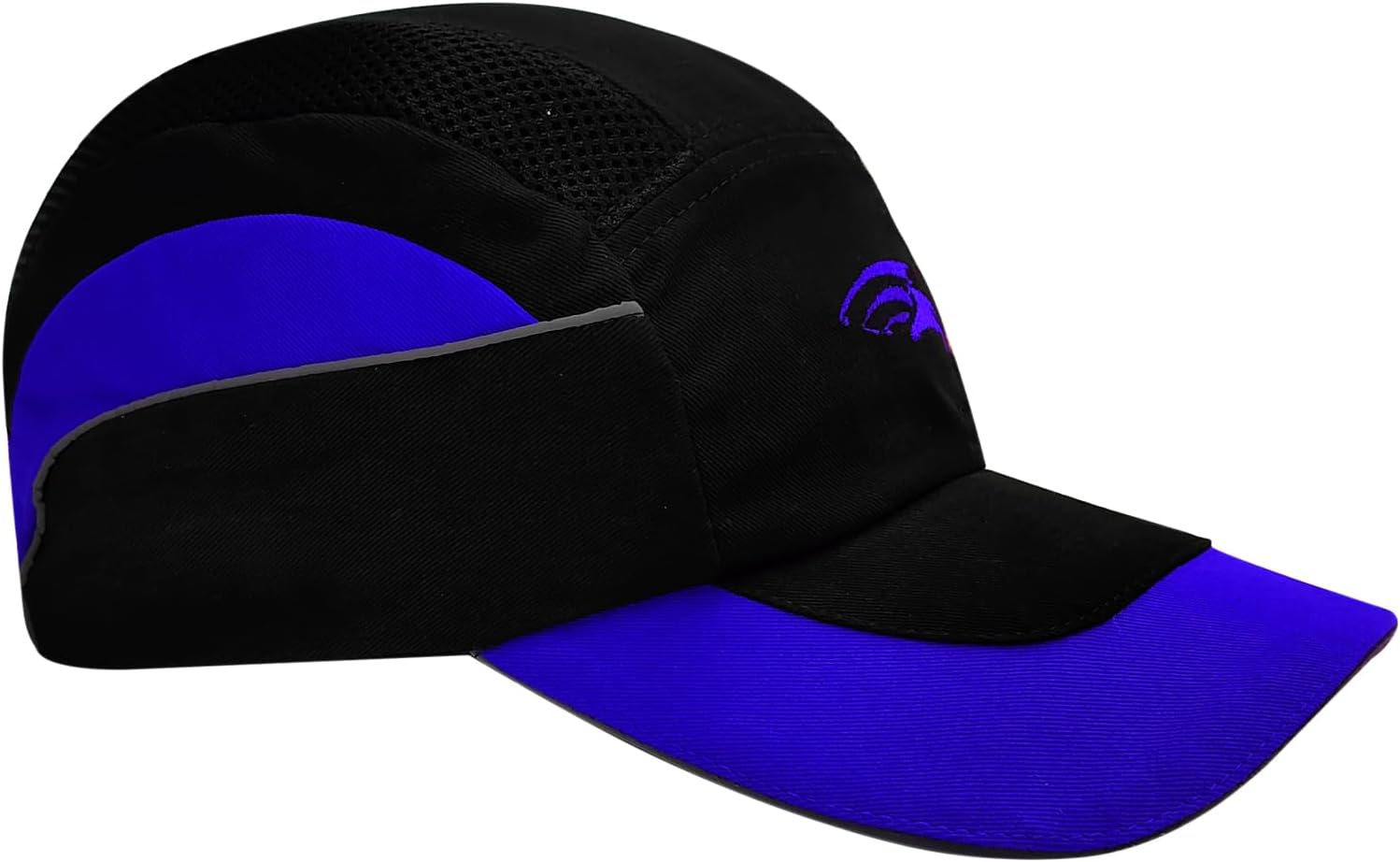 Unisex Safety Bump Cap Long Peak Black Blue | CE Certified