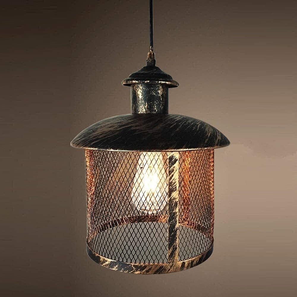 Lámpara industrial de techo E27 para iluminar pasillos oscuros y barras