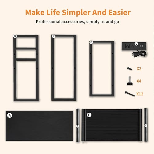 Miniatura 9 de Juego de 2 mesas auxiliares estrechas con estación de carga, mesas auxiliares delgadas con almacenamiento, mesas auxiliares delgadas para espacios