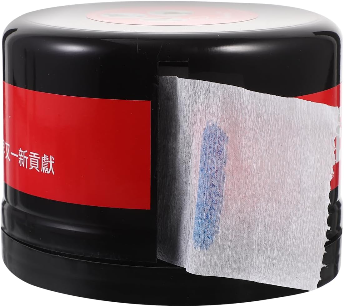 Angoily Neck Strips, Professional Barber Tape Stretchy Paper Roll Holder Covering Paper Case Container for Hair Salon, Hairdressing Duster Tool, Barber Accessories