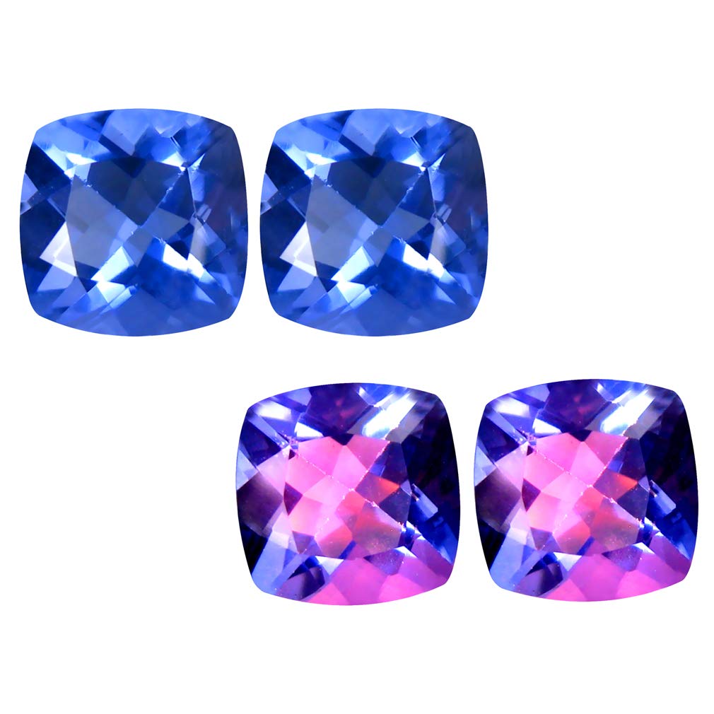 Amazon.co.jp: Deluxe Gems 3.74カラット (2個) マッチングペア 7mm