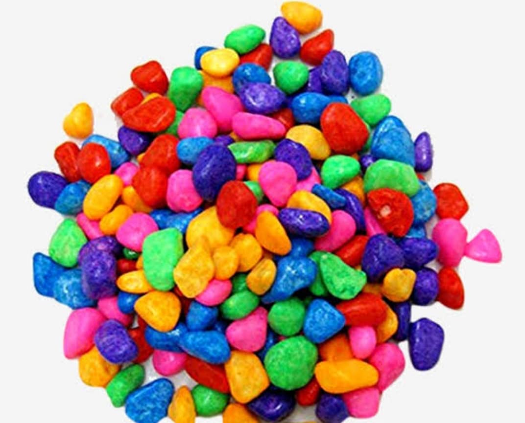 Pebbles Multicolor stoney Pebbles for Decoration - Pebbles for Plants Pots, Fish Tank Aquarium, Table Decor, Vase Fillers, Home Decor (1.2 Kgs, Mixed gems) (B0C1V4WMG8) Amazon Price History, Amazon Price Tracker