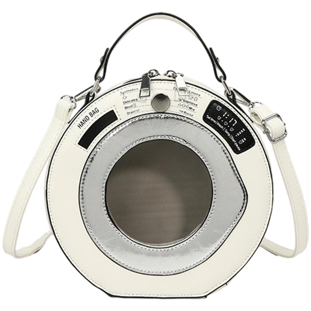 Sac à main rond pour femme en PU : l'accessoire à bandoulière tendance au charme rétro