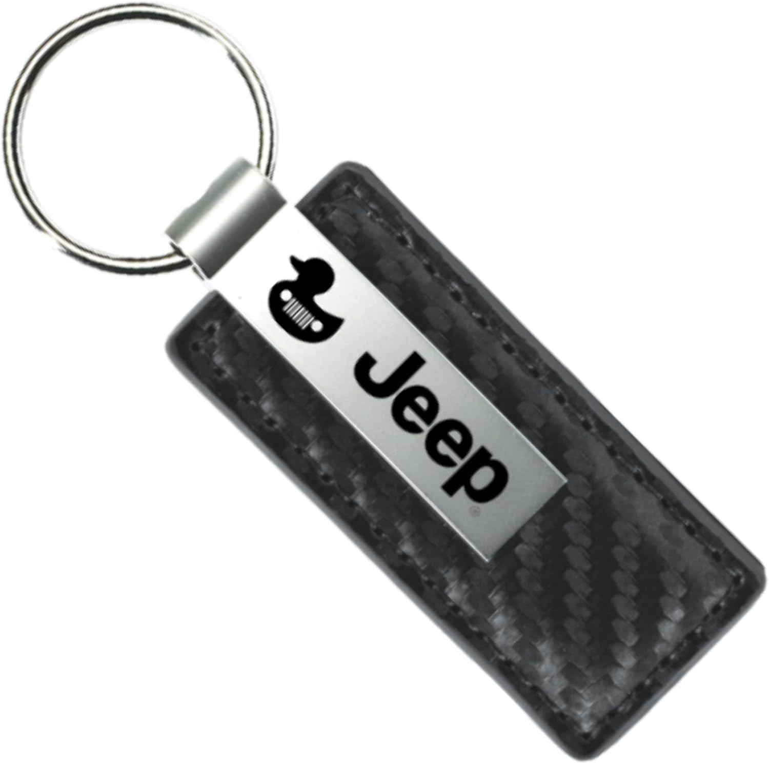 AU-TOMOTIVE GOLD INC. Officially Licensed Jeep Duck Rectangular Keychain image 2
