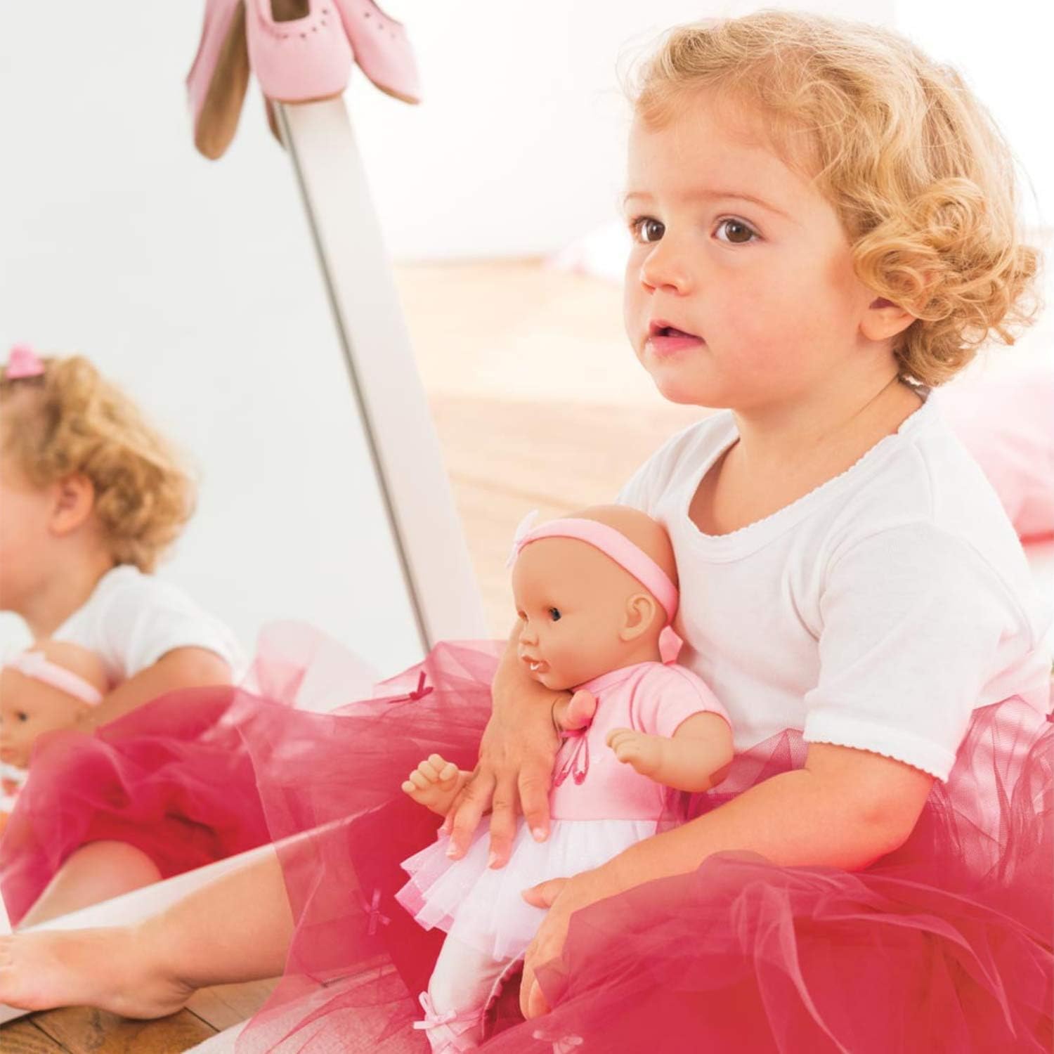 Corolle Mon Premier Bebe Calin Ballerina, pink/white, "12"""