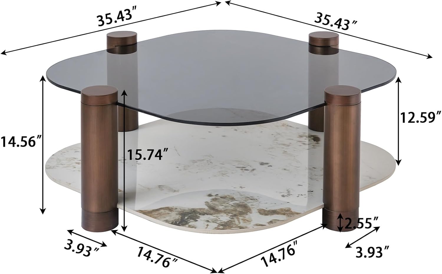 Round Coffee Table, 360° Rotated Lift Top Coffee Table with Hidden Storage for Living Room, Home and Office, and Reception Room(White)