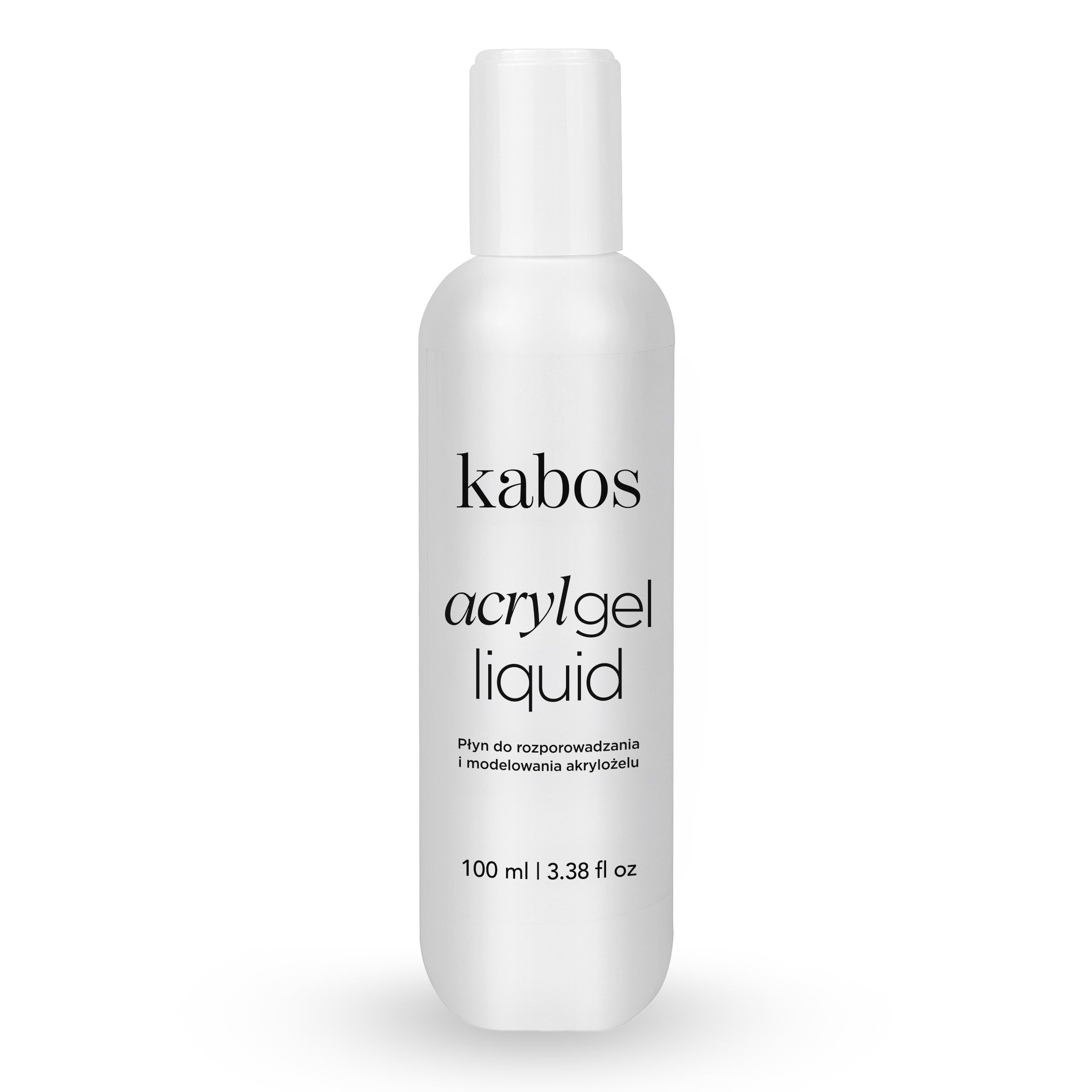 Kabos Acrylgel Liquid 100ml – Liquido Modellante per Acrylgel, Precisione, Facile Applicazione, per Dual Form e Ricostruzione Unghie
