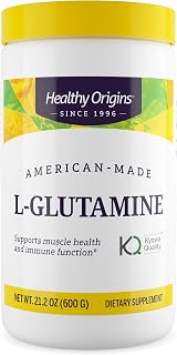 Healthy Origins L-Glutamine (American-Made, Non-GMO), 21.2 Ounce