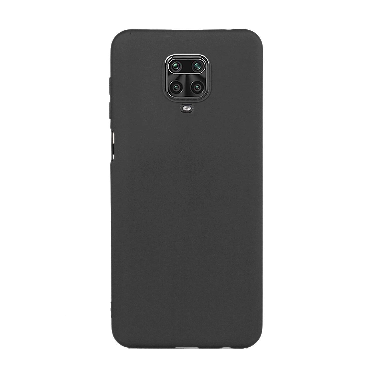 COVER CUSTODIA + PELLICOLA VETRO TEMPERATO PER XIAOMI REDMI NOTE 9 NERO