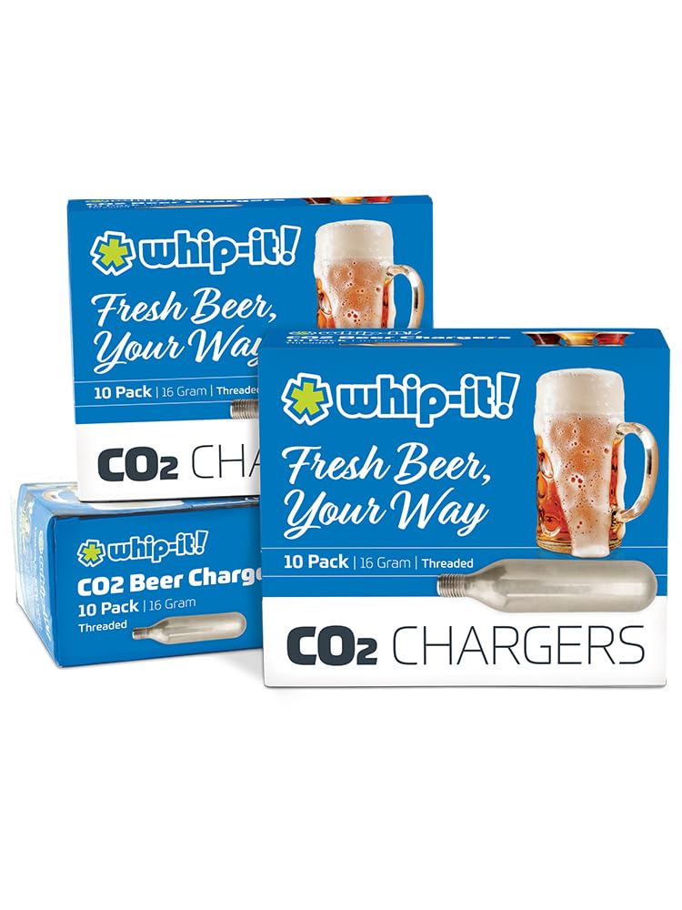Whip-It! Beer Chargers 16g (Threaded), Case