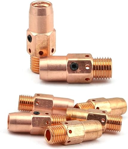 Miniatura 9 de WeldingCity Difusores de gas 35-50 para pistolas de soldadura MIG Lincoln Magnum y Tweco Mini#1 100-180 Amp