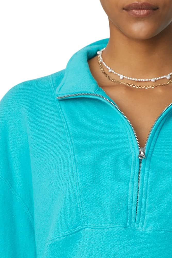 Bandier x Sincerely Jules The Holly Half Zip Sweatshirt - Image 6