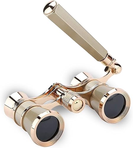 Miniatura 8 de AiScrofa Prismáticos de ópera de 3 x 25 pulgadas, mini binoculares compactos, ligeros, con mango plegable integrado para adultos, niños y mujeres en