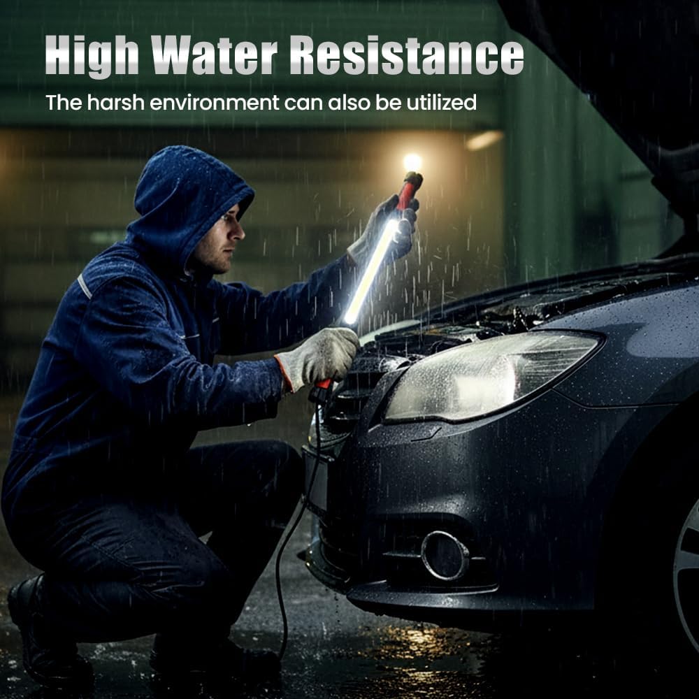 Magnetic Work Light, 2026 New Under Hood Work Home Light Accessory Bar Rechargeable LED Work Light Bar, Under Hood Mechanic Light for Mechanic/Car Repairing/Garage (1pc)