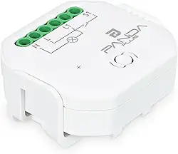 Interruptor Inteligente Mini Módulo Relé Wifi 1 Canal 10A Alexa Google Tuya SmartLife Bivolt 2300W Automação Com Suporte Fixador Panda Plus - Branco 1 Canal