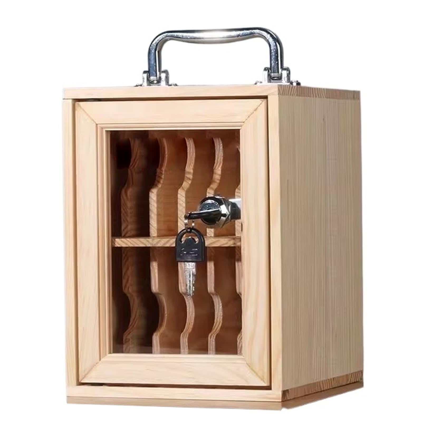Armoire de rangement en bois anti-distraction pour classe