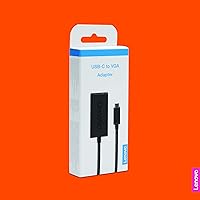 Vista 3 de Lenovo Adaptador USB-C a VGA, negro GX90M44578