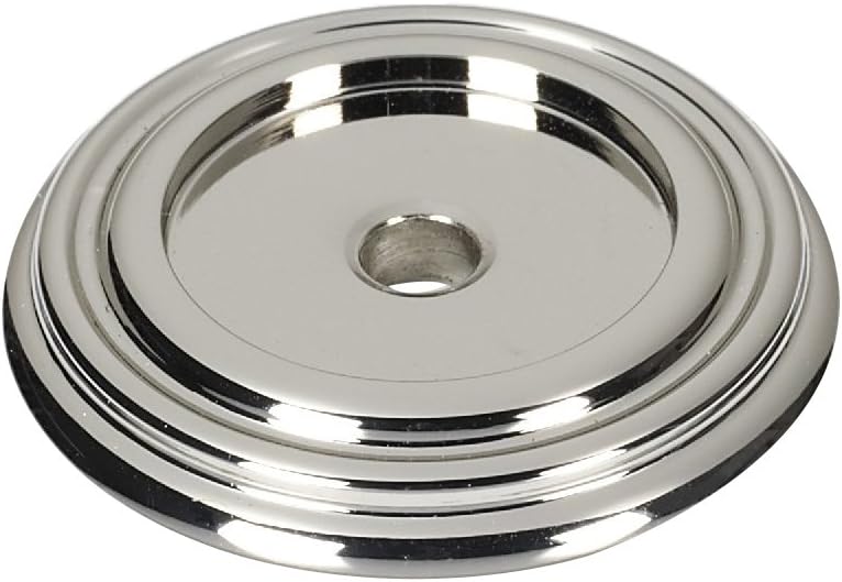 Alno A616-14-PN Charlie’s Collection Transitional Backplates, 1-1/4", Polished Nickel