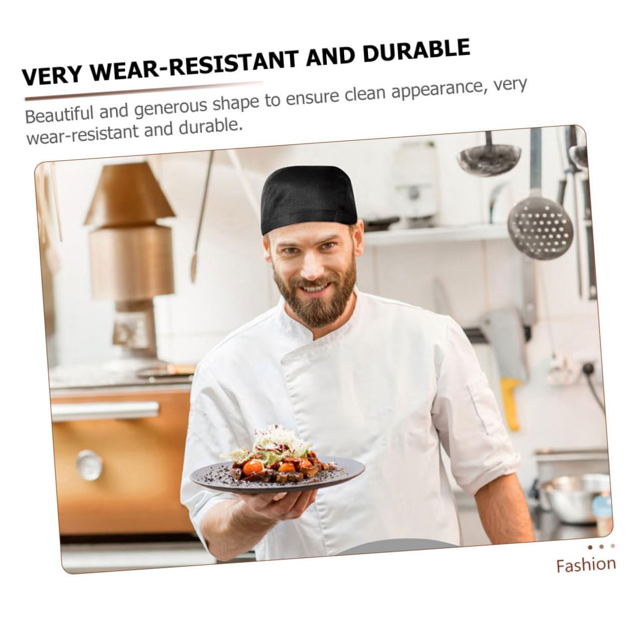 VALICLUD 9piezas Gorros de Servicio de Cocina para Chef Unisex de Algodón para Trabajo Cocina Restaurante y Catering