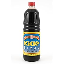 Kikk Siyau Soy Sauce, 33.8 fl oz 1 Liter Bottle Authentic Fermented Soy Sauce for Cooking, Marinades, Stir-Fries, Dipping & More Premium Bold Flavor Packaged in BPA-Free Bottle