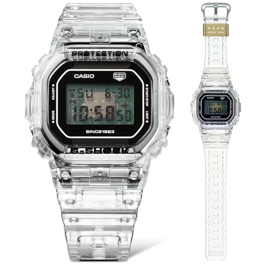 新品未使用DW-5040RX-7ER CASIO G-SHOCK 40周年クリア Amazon | カシオ G-Shock クリア リミックス 40周年記念版