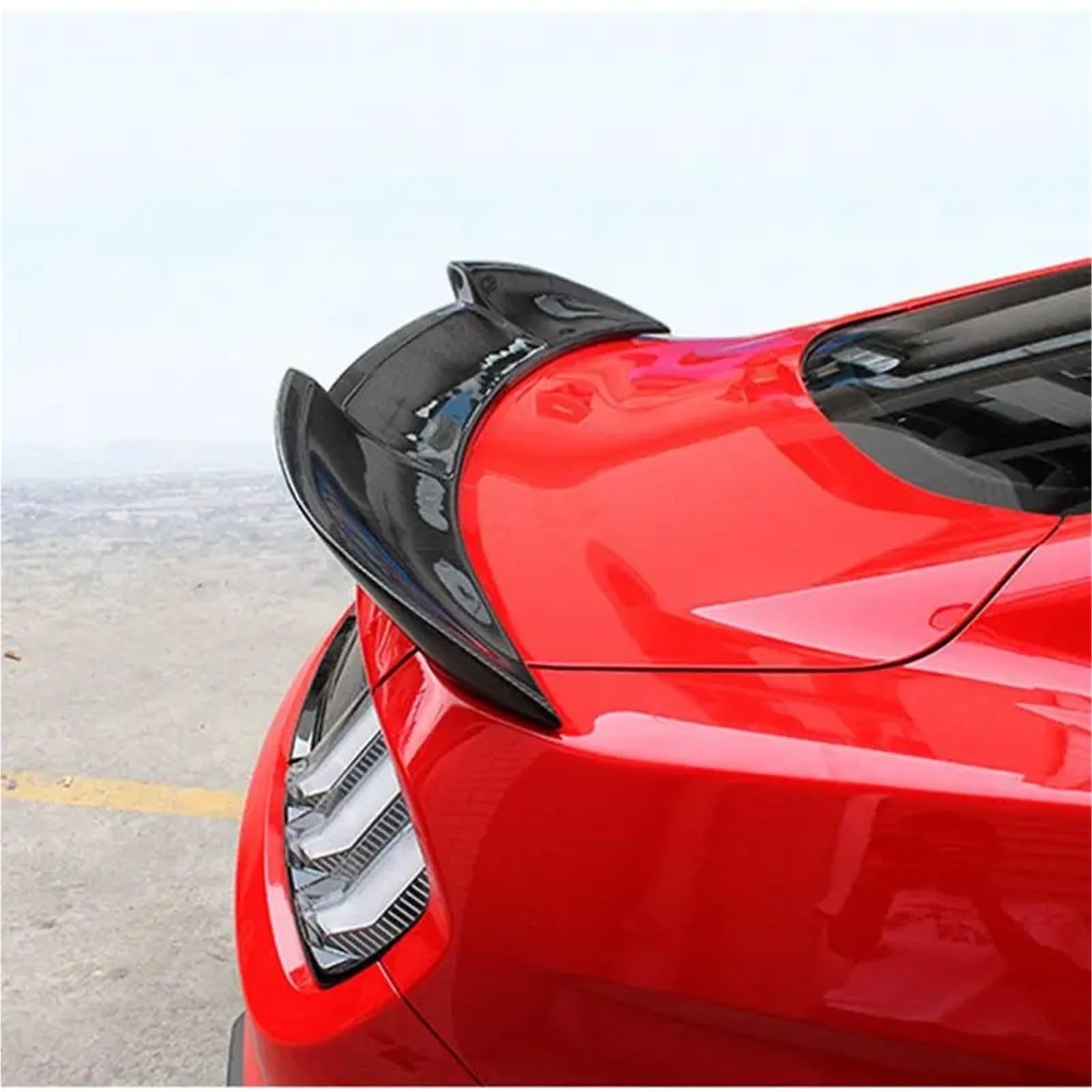 Dla Ford Dla Mustang Coupe 2015-2017 Lotka Tylny Spoiler Bagażnika Skrzydło Na Klapie Modyfikacja Samochodu Spojler Tylny Trunk Wing
