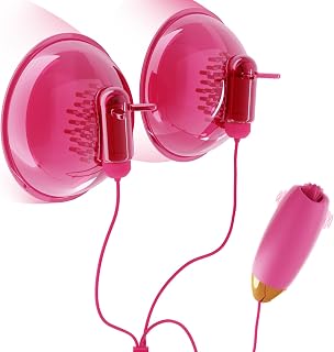 Sex Toys for Women Nipple Toys Clitorals Stimulator with 10 Vibration Modes, Vibrator Toy Nipple Suckers Tongue Licking Rechargeable Adult Toys for Couples Pleasure, Juguetes Sexuales