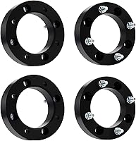 Vista 160 de KAX Espaciadores de rueda de 4 x 4 de 1 pulgada para Trail Boss 330, espaciadores de 4 lengüetas con orificio de cubo de 2.323 in de 1/2 pulgada x