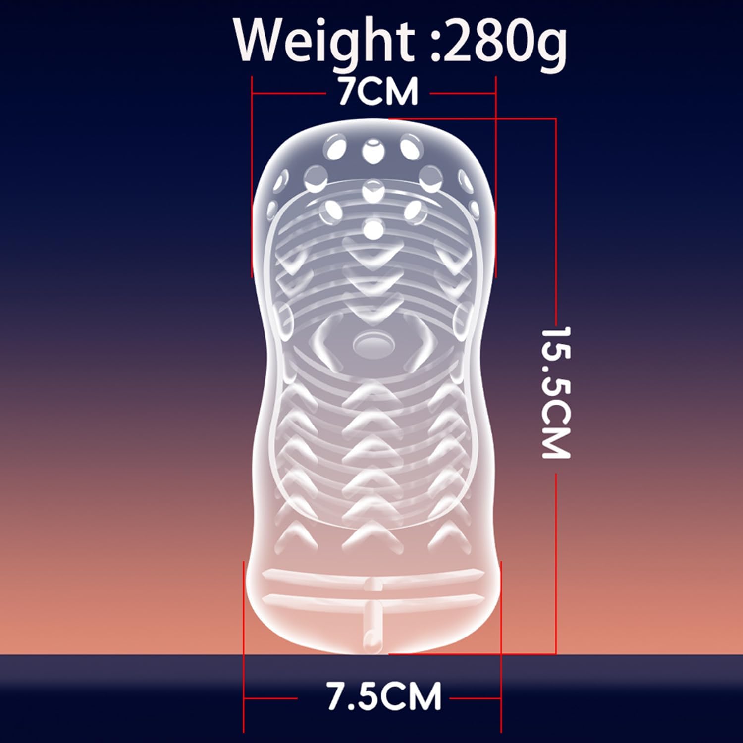 Transparent Male Masturbator Penis Sleeve Male Sex Toys for Men,Manual Sucking Penis Pump Enlarger Pocket Pussy Masturbation Cup with Realistic 360° Particles Texture,Penis Extender Adult Sex Toys