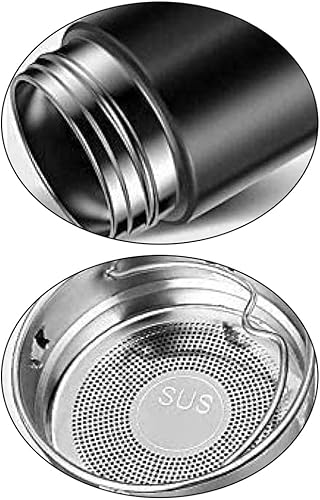 Miniatura 4 de Botella de agua con pantalla LED de temperatura, botella de agua aislada al vacío de doble pared, taza deportiva de acero inoxidable, botella