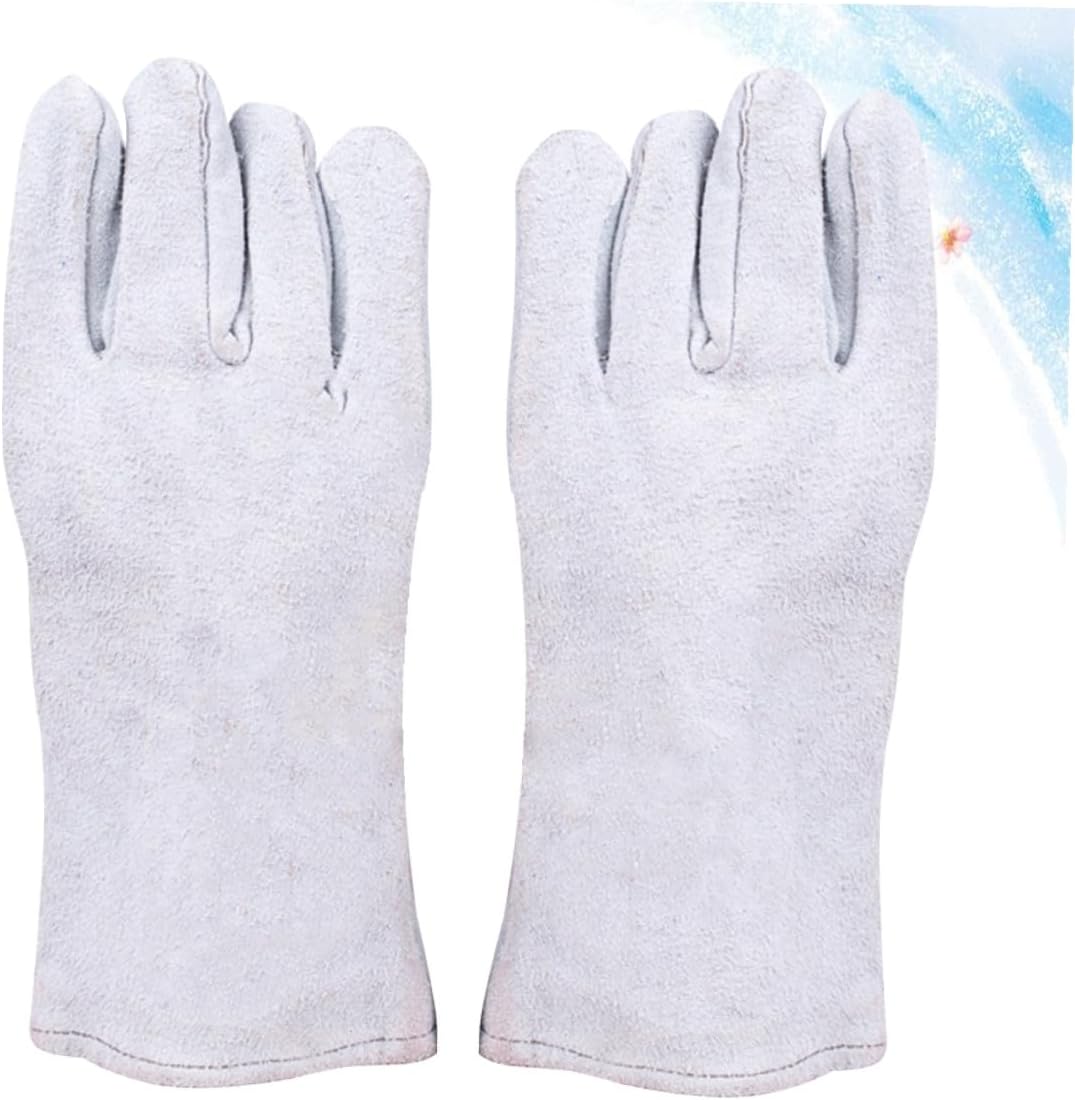 Wear-resistant Welding Gloves Heat-resistant Protective Safety Gloves for Welders for Industrial and Home Use 1 Pair
