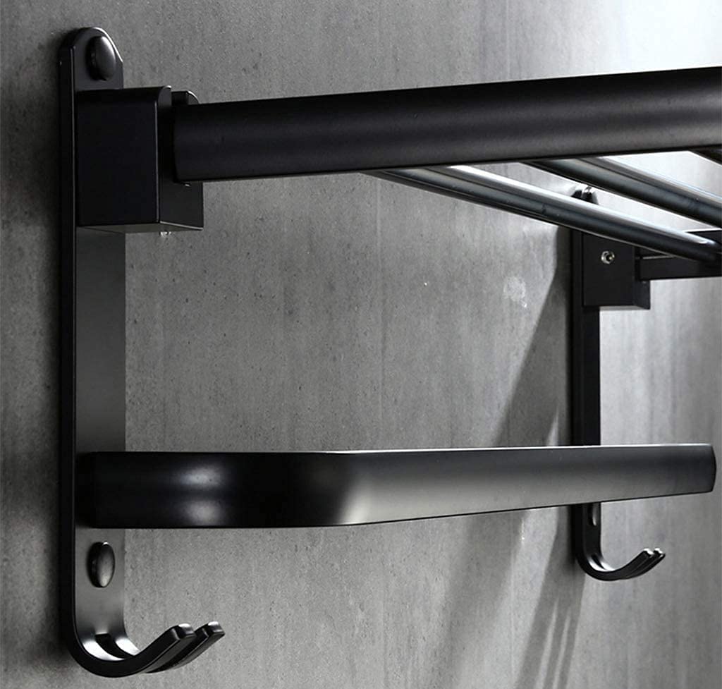 Porta Asciugamani Portasciugamani Pieghevole Space Alluminio A Parete A Doppio Strato Bagno Rack Cucina Accessori Per Il Bagno