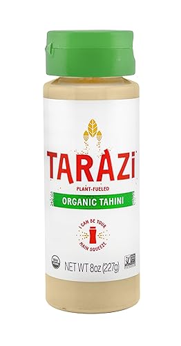 TARAZI BOTELLA DE SALSA TAHINI ORGÁNICA 8oz