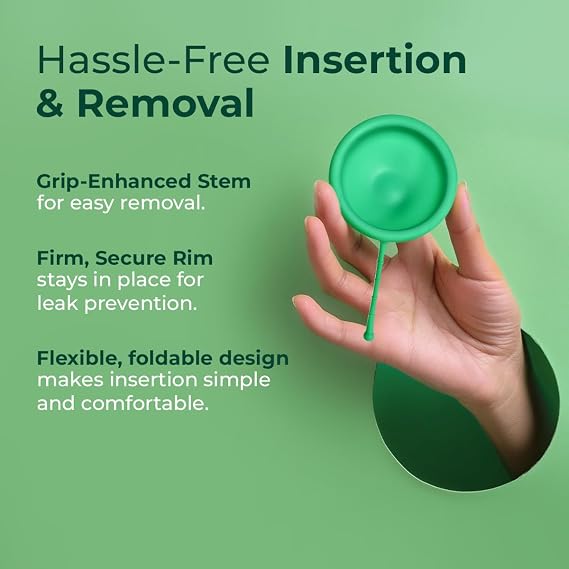 Shordy Menstrual Disc (2-Pack) with Electric Sterilizer Small and Large Reusable Period Disc Starter Kit 12-Hour Leak-Free Protection Soft Medical Grade Silicone