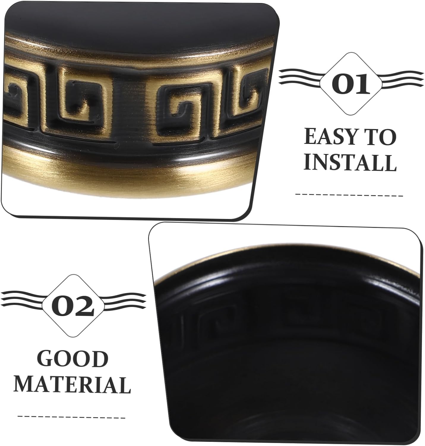 PRETYZOOM Oriental Wall Lamp Shade Chinese Style Finial Replacement Sturdy Metal Lamp Holder Cup Easy Install