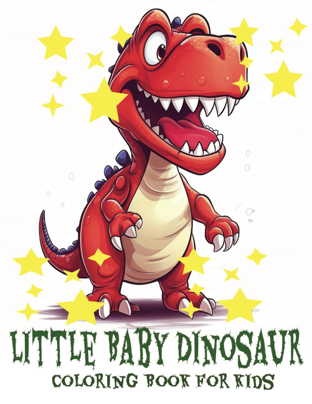 Little Baby Dinosaur: Coloring Book for Kids: Friend, Sara ...