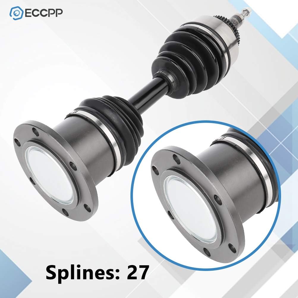 ECCPP CV Axle Drive Shafts Assembly Replacement for 2003-2008 for ford for Lincoln for F-150 Expedition Mark LT Navigator 4.2L 5.4L 4.6L Front Right 66-2103